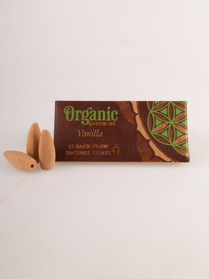 Organic Goodness Backflow Cones | Vanilla-Image 2
