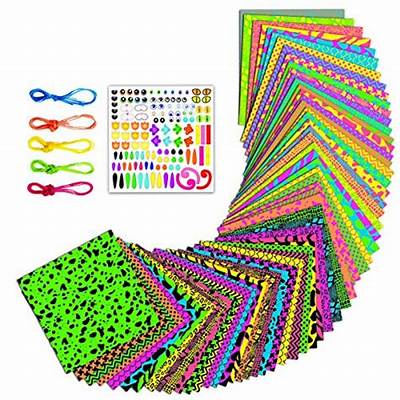 Origami Neon Paper Folding Kit