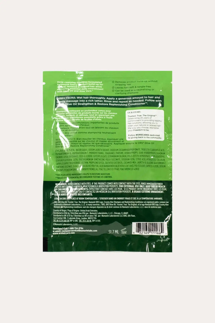 ORS OLIVE OIL MOISTURE RESTORE CREAMY ALOE SHAMPOO ORS