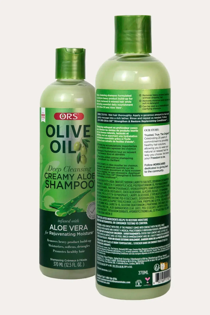 ORS OLIVE OIL MOISTURE RESTORE CREAMY ALOE SHAMPOO 12.5oz ORS