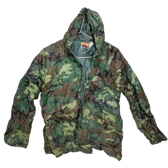 Ozark Trail Woodland Lined PVC Rain Jacket - Large - Army & Outdoors - Rain Jackets
