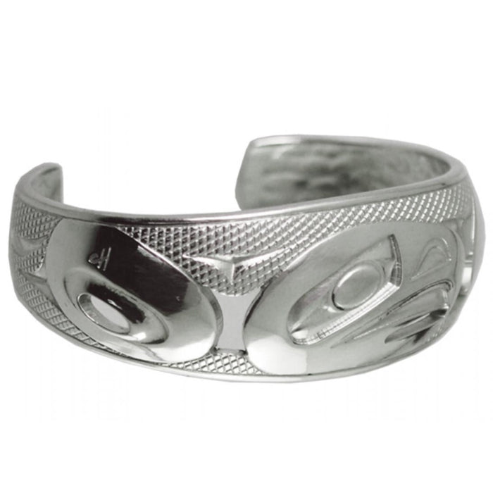 PANABO Silver/Pewter 8" Cuff - Eagle