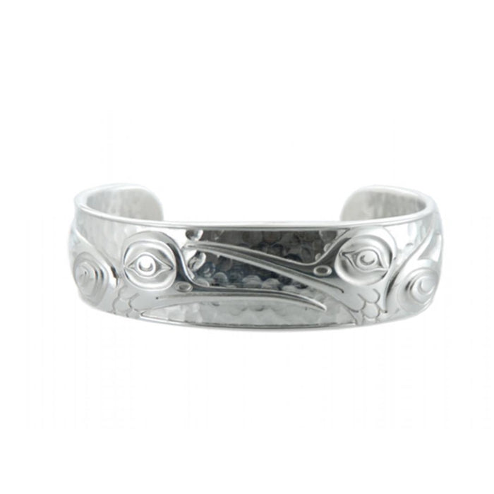 PANABO Silver/Pewter 8" Cuff - Hummingbirds