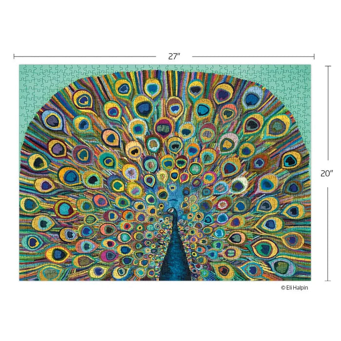 Peacock 1000 Piece Puzzle