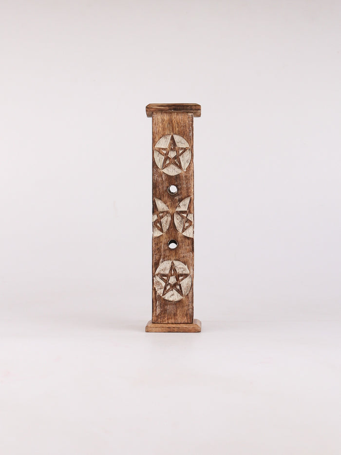 Pentacle 12 inch Incense Tower | One Colour-Image 2