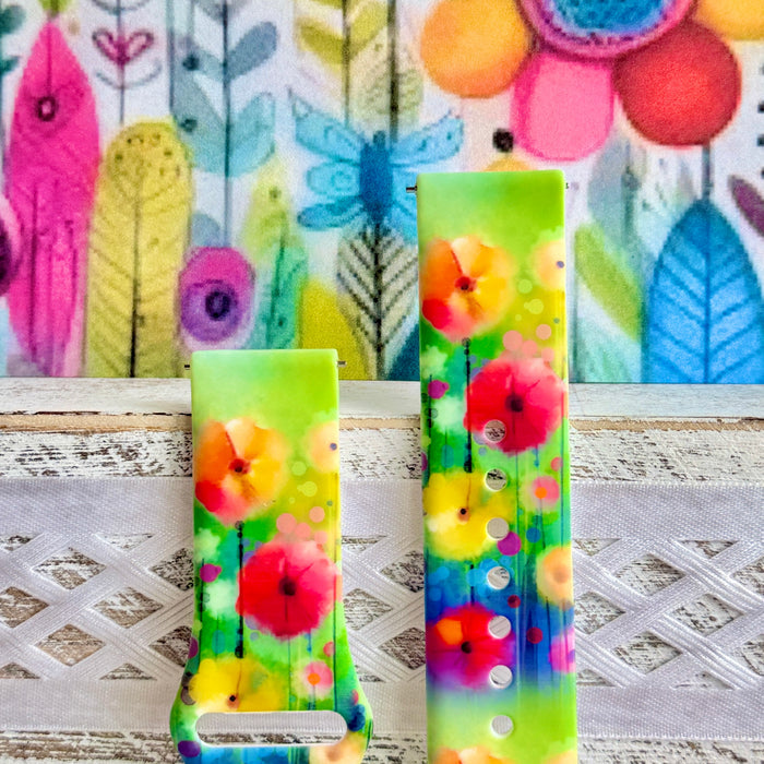 Petal Princess Print Silicone Band For Samsung Watch