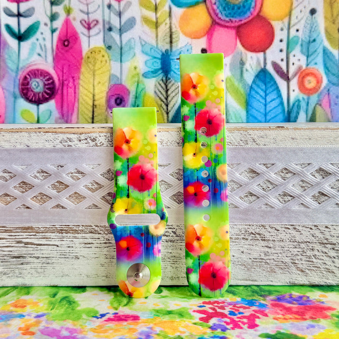 Petal Princess Print Silicone Band For Samsung Watch