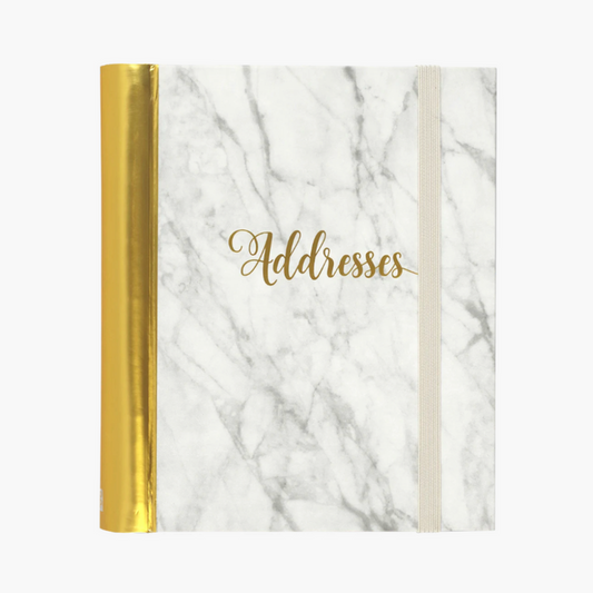 PETER PAUPER Marble Large Address Book