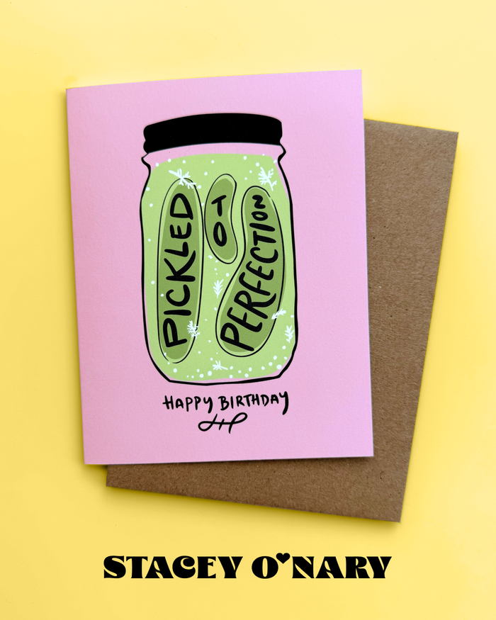 Pickled to Perfection Birthday Card