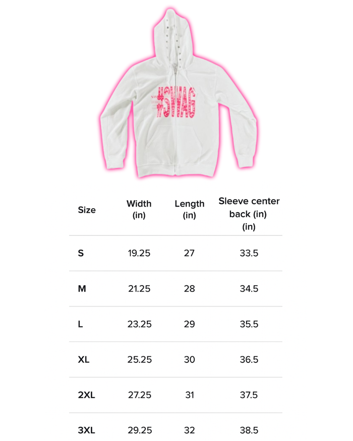 (Pink) Leopard print #SWAG Zip Up