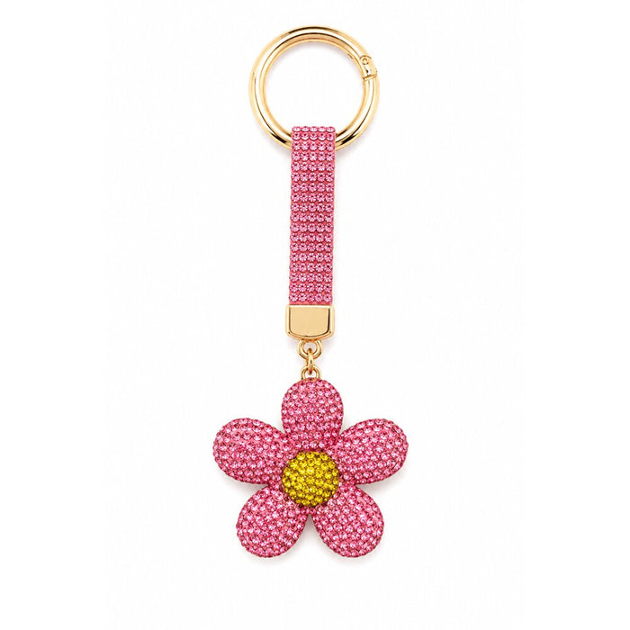 Pink Petal Bling Anti-tarnish Bag Charm