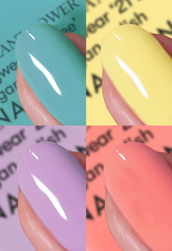 Plant Power Pastels 4-Piece Nail Polish Set
