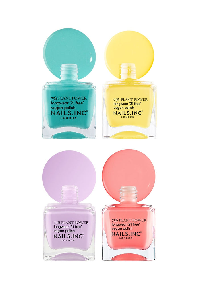 Plant Power Pastels 4-Piece Nail Polish Set