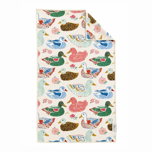 Pondside Feeding: Double-Sided Hand Towel