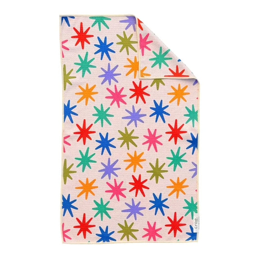 Pop Goes the Rainbow: Double-Sided Hand Towel