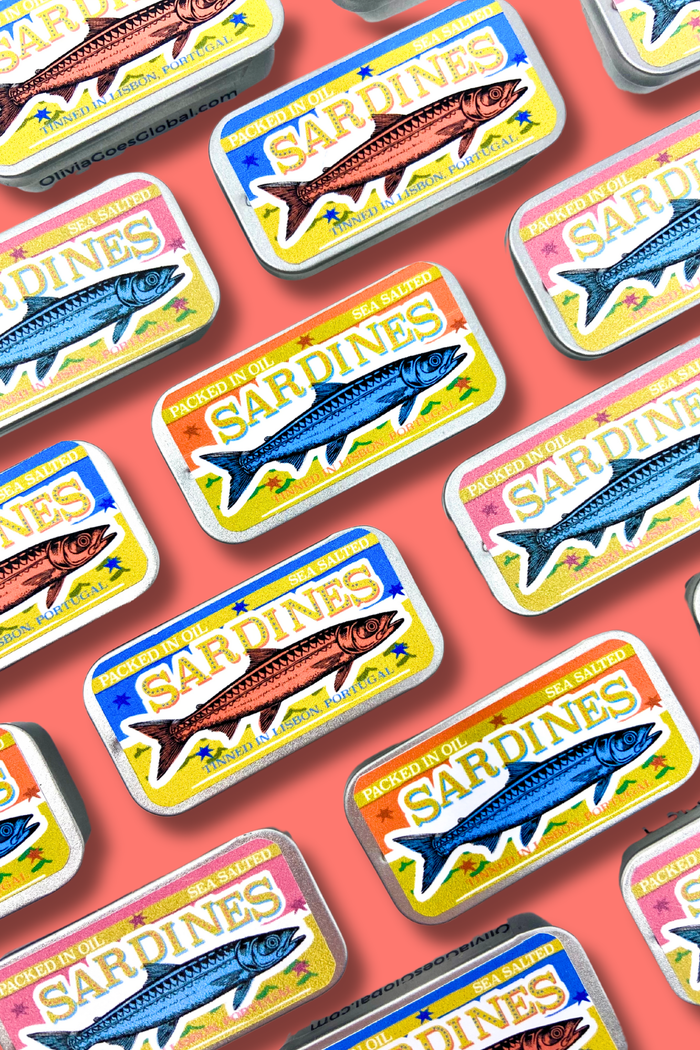 Portuguese Sardine Tin Lip Balms - Assorted Flavors