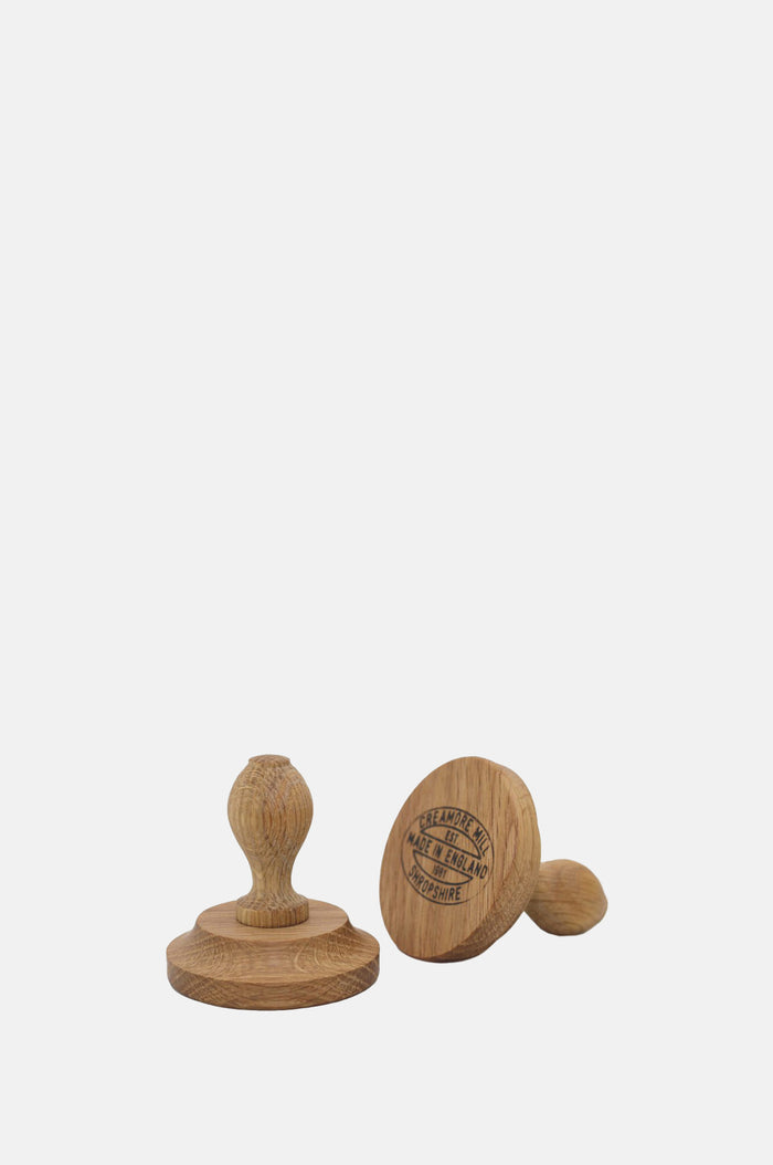 Creamore Mill Pot Tamper Round Oak.