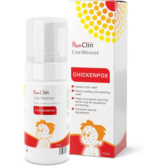 PoxClin CoolMousse Chickenpox Rapid Relief 100ml (N)
