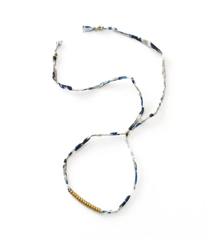 Priya Upcycled Sari Fabric Thread Bracelet (Assorted)