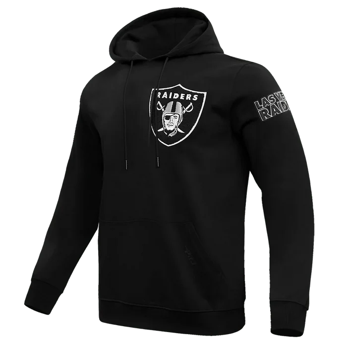 Pro Standard Las Vegas Raiders Classic Chenille Hoodie - Black (FOR5410174-BLK)