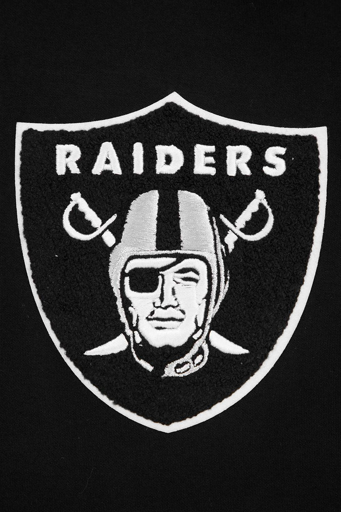 Pro Standard Las Vegas Raiders Classic Chenille Hoodie - Black (FOR5410174-BLK)