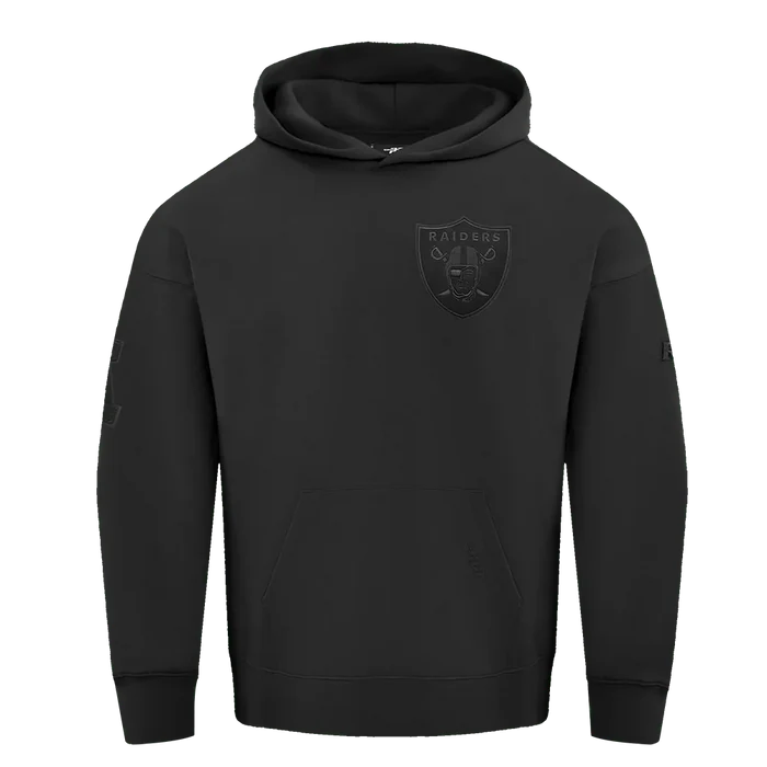 Pro Standard Las Vegas Raiders Neutral Drop Shoulder Hoodie - Black (FOR544655-BLK)