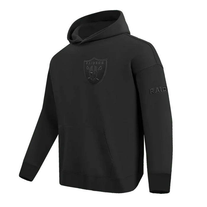 Pro Standard Las Vegas Raiders Neutral Drop Shoulder Hoodie - Black (FOR544655-BLK)