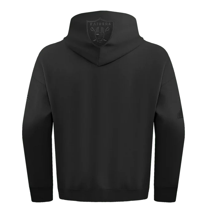 Pro Standard Las Vegas Raiders Neutral Drop Shoulder Hoodie - Black (FOR544655-BLK)