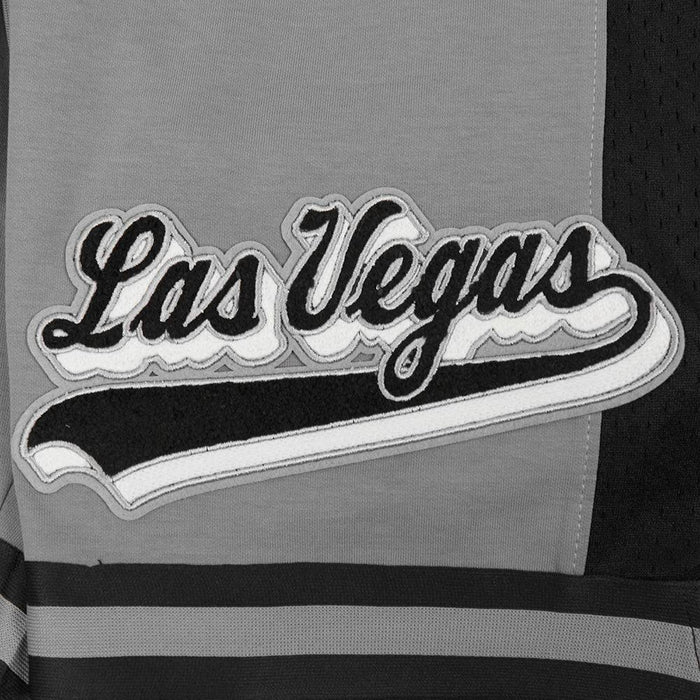 Pro Standard Las Vegas Raiders Script Tail Double Knit 2.0 Short - Gray/Black (FOR3410133-GBL)