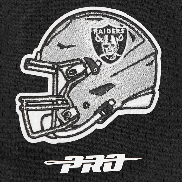 Pro Standard Las Vegas Raiders Script Tail Double Knit 2.0 Short - Gray/Black (FOR3410133-GBL)