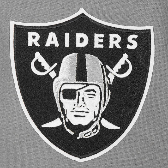 Pro Standard Las Vegas Raiders Script Tail Double Knit 2.0 Short - Gray/Black (FOR3410133-GBL)