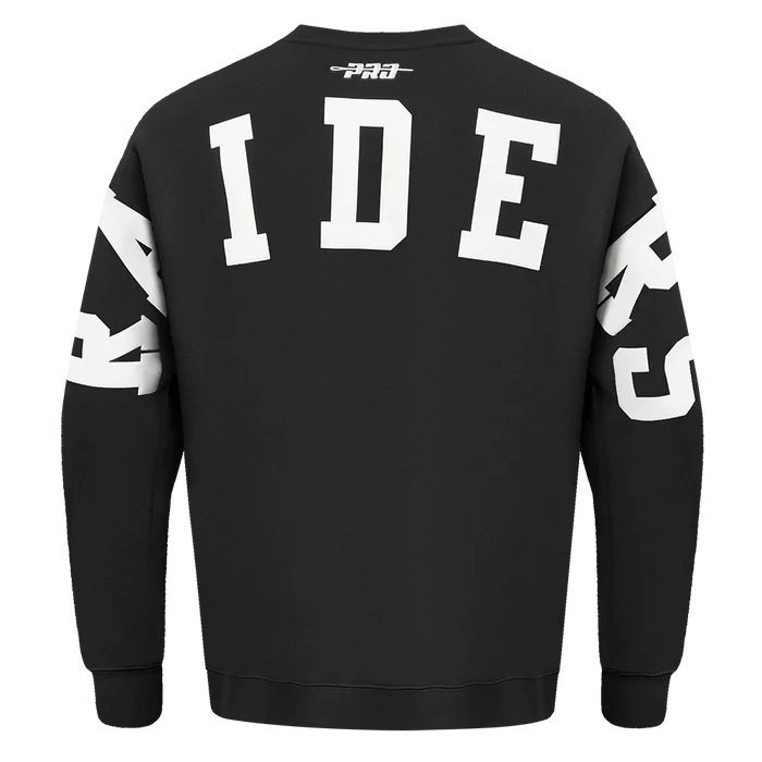 Pro Standard Las Vegas Raiders Wingspan Drop Shoulder Crewneck - Black (FOR5410451-BLK)