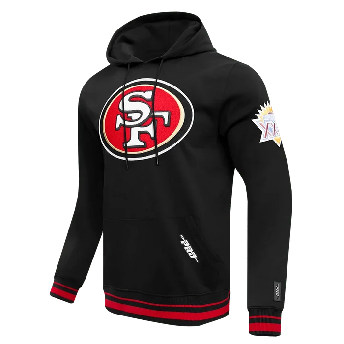 Pro Standard San Francisco 49ers Mash Up Hoodie - Black/Red/Black (FS45410412-BRK)