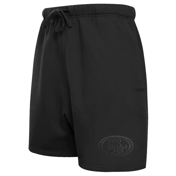 Pro Standard San Francisco 49ers Neutral FLC Short - Black (FS4344635-BLK)