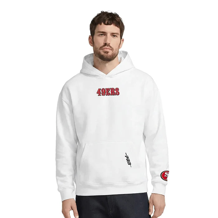 Pro Standard San Francisco 49ers Wingspan Hoodie - White (FS45410468-WHT)