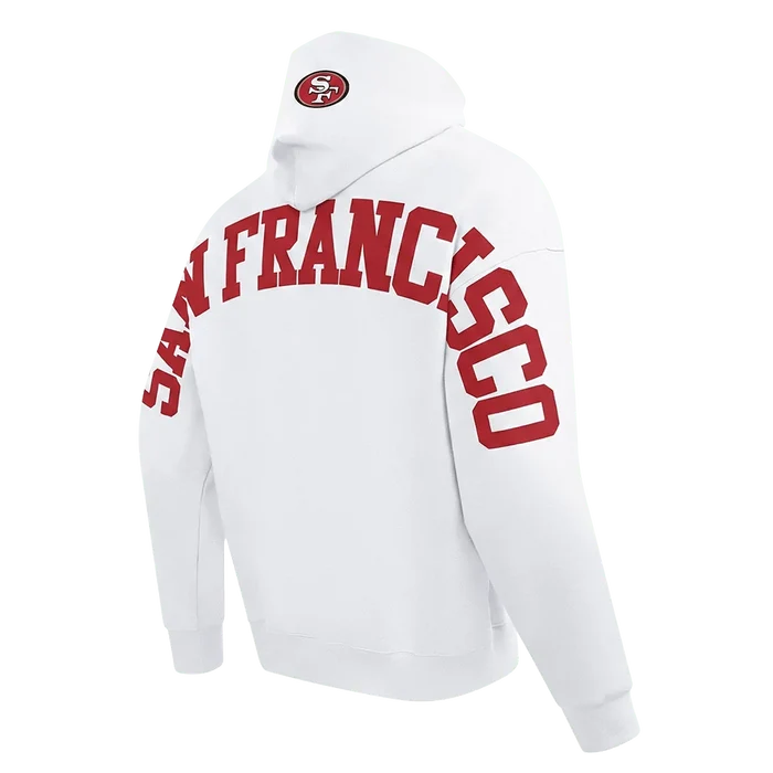 Pro Standard San Francisco 49ers Wingspan Hoodie - White (FS45410468-WHT)