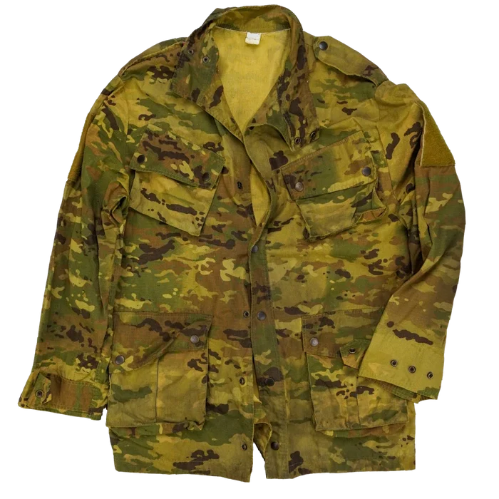 Production Made Multi Camo Field Shirt - Large - Film Production Used - Field Shirts