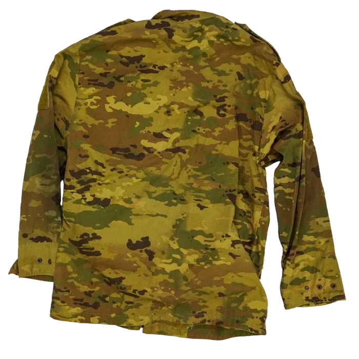Production Made Multi Camo Field Shirt - Large - Film Production Used - Field Shirts