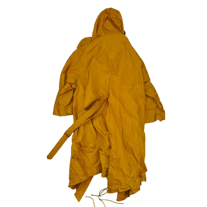 Production Made Yellow Canvas Parka with Hood - Jepperd "Hero", 3XLarge - Film Production Used - Parkas