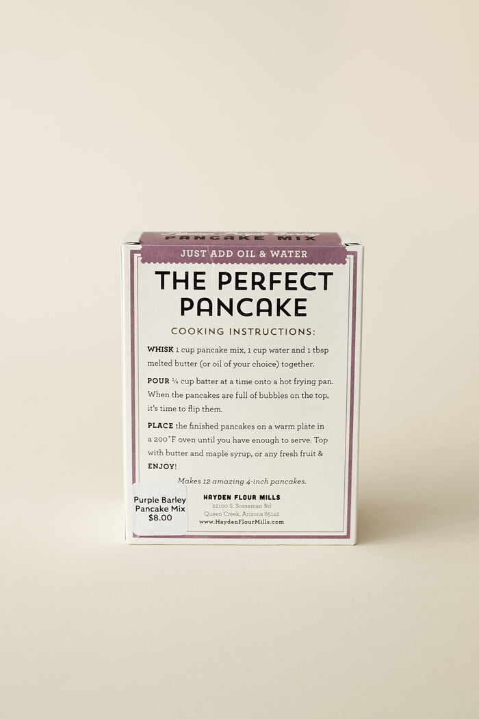 purple barley pancake mix