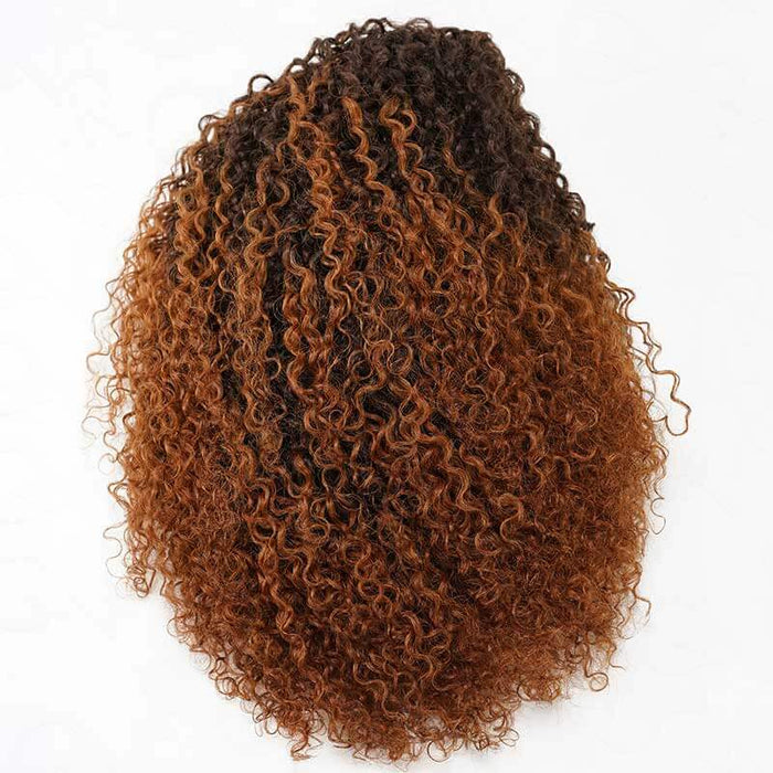 twist curly textured human hair wigs, glueless wig design