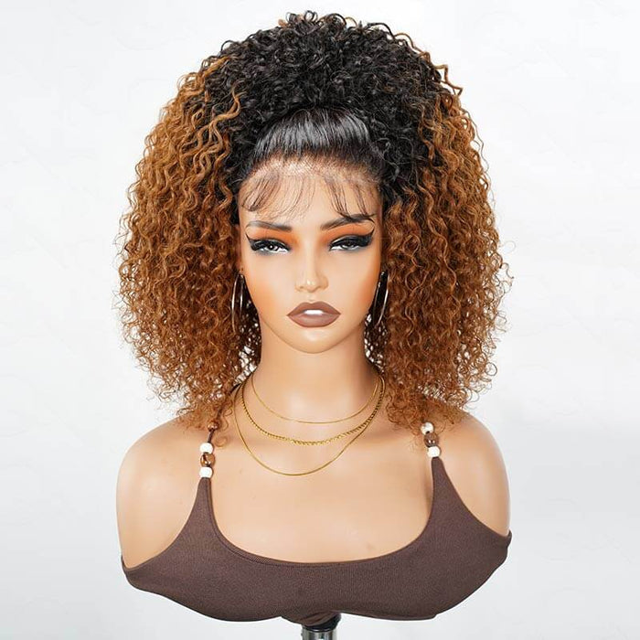 qvr hair twist curly natural human hair wigs