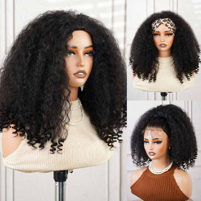 Kinky Straight With Spiral Curl / 14''