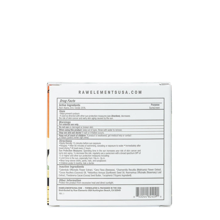 Raw Elements -  Face & Body SPF 30 Tin, 1.8 oz