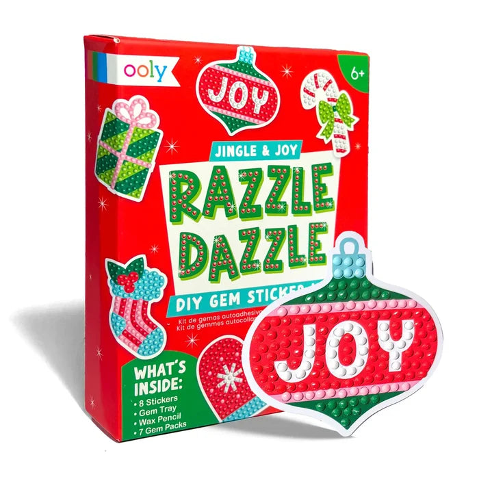 Razzle Dazzle Mini D.I.Y. Gem Sticker Kit - Jingle & Joy
