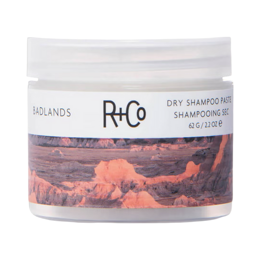 R+Co Badlands, dry shampoo paste, texture paste, volume paste, oil absorbing hair product, day two hair, R+Co styling, hair texture product