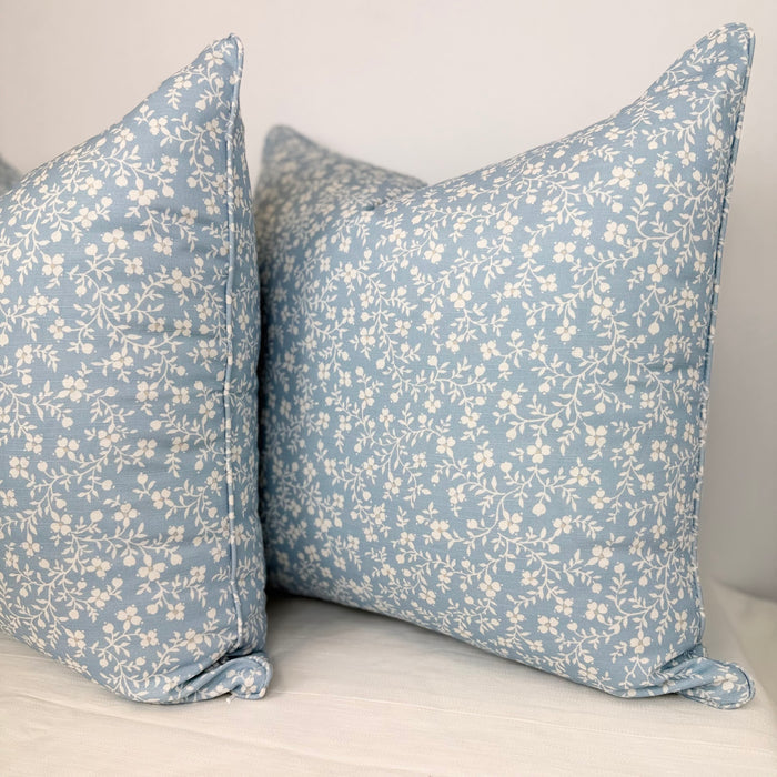 Ready to Ship :: Megan in Rain Reverse Pillow (PAIR) for 22" inserts