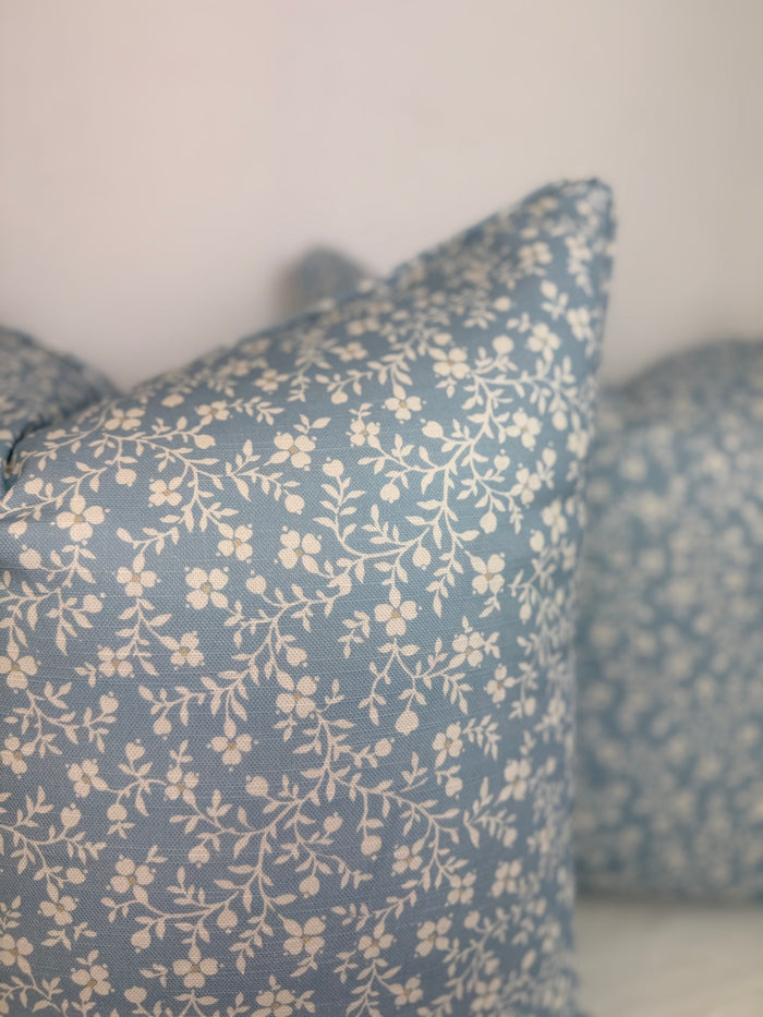 Ready to Ship :: Megan in Rain Reverse Pillow (PAIR) for 22" inserts