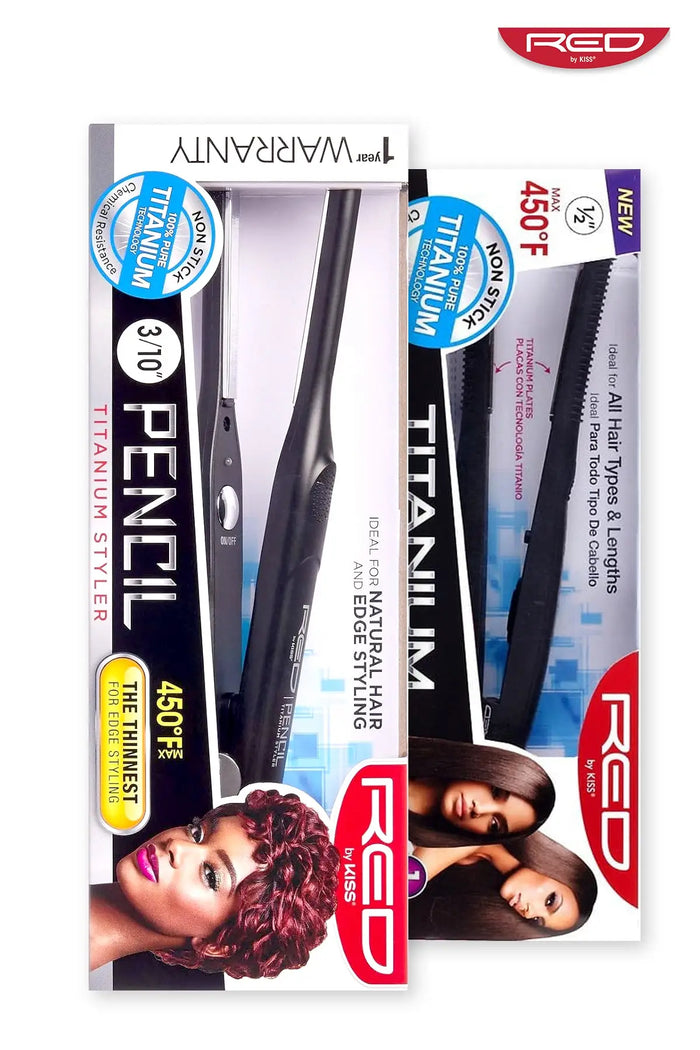 RED BY KISS TITANIUM FLAT IRON - BSW BEAUTY CANADA