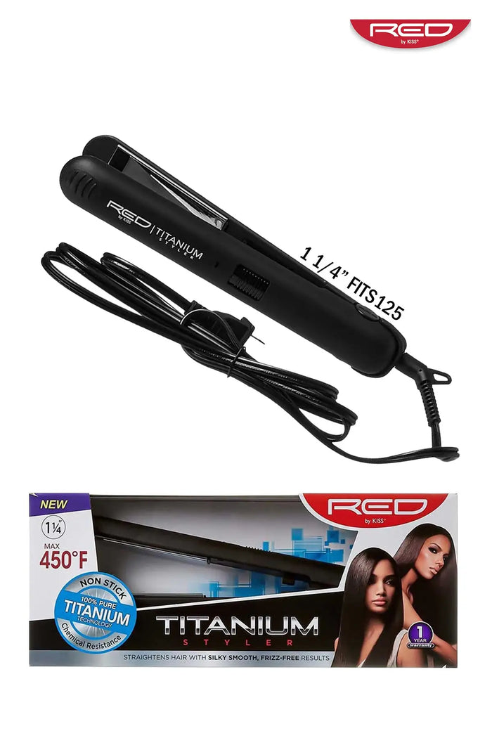 RED BY KISS TITANIUM FLAT IRON - BSW BEAUTY CANADA